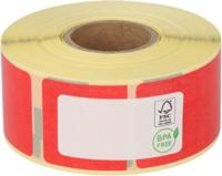 Huismerk Label Tape voor Dymo 99010 | 89 x 28 mm | S0722370 - ROOD - 260 Etiketten per Rol - 1 Rol