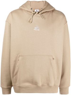 Nike hoodie en coton mélangés - Marron