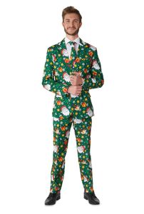 Suitmeister Kerst Maatpak Santa Elves Groen