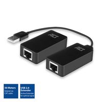 ACT AC6063 USB Extender set over UTP, tot 50 meter - thumbnail