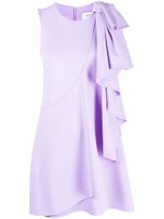 Viktor & Rolf robe courte Bow Volant - Violet