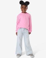 HEMA Kinderjeans Bootcut Fit Strepen Lichtblauw (lichtblauw)