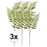 3x Groene Boomvaren kunstbloemen tak 85 cm - thumbnail