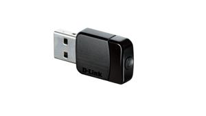 D-Link DWA-171 AC600 MU-MIMO Wi-Fi USB Adapter - Zwart