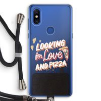 Pizza is the answer: Xiaomi Mi Mix 3 Transparant Hoesje met koord