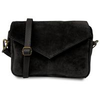 Chabo Bags Envelop Schoudertasje Rio Romy Suede Black Chabo Bags Envelop Schoudertasje Rio Romy Suede Black