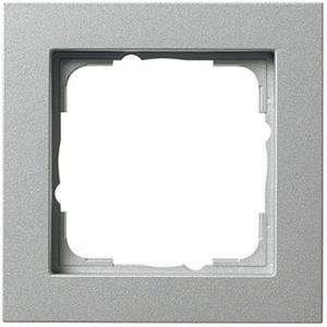 GIRA 0211 25 Frame 1-voudig E2, Standaard 55, System 55 Aluminium 1 stuk(s)