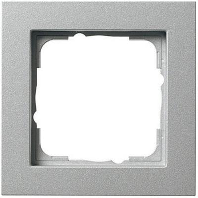 GIRA 0211 25 Frame 1-voudig E2, Standaard 55, System 55 Aluminium 1 stuk(s)
