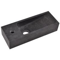 Wiesbaden Raw Fontein Links 38x14x8cm Gezoet Hardsteen