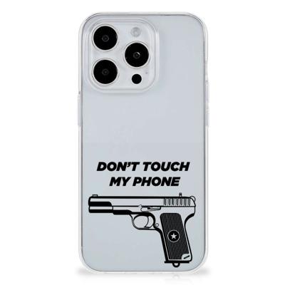 iPhone 15 Pro Silicone-hoesje Pistol DTMP iPhone 15 Pro Silicone-hoesje Pistol DTMP