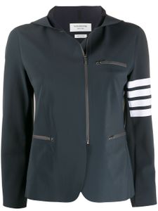 Thom Browne veste zippée Tech Compression à 4 bandes - Gris