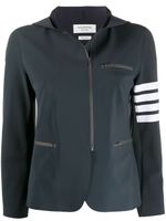 Thom Browne veste zippée Tech Compression à 4 bandes - Gris
