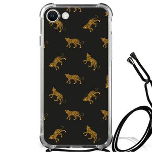 Case Anti-shock voor iPhone SE 2022 | 2020 | 8 | 7 Leopards