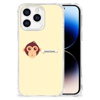 iPhone 14 Pro Stevig Bumper Hoesje Monkey