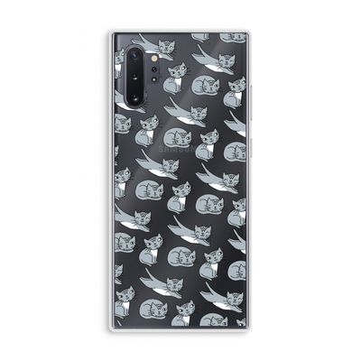 Poezen: Samsung Galaxy Note 10 Plus Transparant Hoesje
