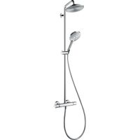 Hansgrohe Raindance Select 240 AIR Showerpipe: met douchekraan en EcoSmart hoofddouche met 3jet ecosmart handdouche chroom 27116000 - thumbnail