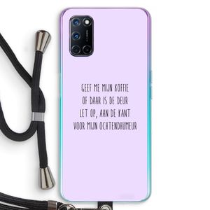 Ochtendhumeur: Oppo A72 Transparant Hoesje met koord