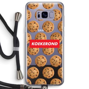 Koekerond: Samsung Galaxy S8 Plus Transparant Hoesje met koord