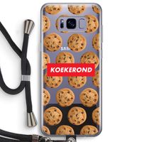 Koekerond: Samsung Galaxy S8 Plus Transparant Hoesje met koord