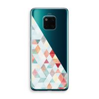 Gekleurde driehoekjes pastel: Huawei Mate 20 Pro Transparant Hoesje Gekleurde driehoekjes pastel: Huawei Mate 20 Pro Transparant Hoesje