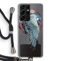 Golden Falcon: Samsung Galaxy S21 Ultra Transparant Hoesje met koord