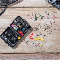 Compacte 187-delige vis-accessoires box - thumbnail