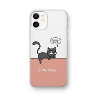 GSM poes: iPhone 12 mini Transparant Hoesje