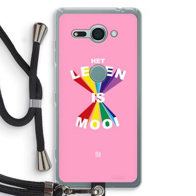 Het Leven Is Mooi: Sony Xperia XZ2 Compact Transparant Hoesje met koord