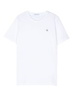 Calvin Klein Kids t-shirt à logo appliqué - Blanc