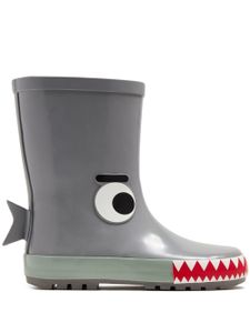 Stella McCartney Kids bottes de pluie Shark - Gris