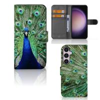 Samsung Galaxy S24 Plus | Telefoonhoesje | Met pasjeshouder | Pauw