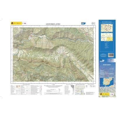 Topografische kaart 209-IV Javierrelatre | CNIG - Instituto Geográfico Nacional1
