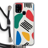 Illustratieve pop 1: Samsung Galaxy M31 Transparant Hoesje met koord