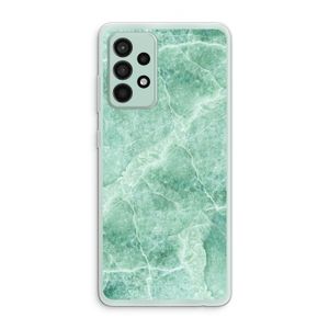 Groen marmer: Samsung Galaxy A52s 5G Transparant Hoesje