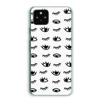 Eye pattern #2: Google Pixel 5a 5G Transparant Hoesje