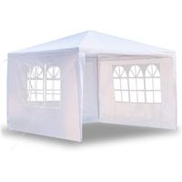 MaxxGarden Partytent - Paviljoen - 3x4m - Incl. Zijwanden - Waterdicht - Wit