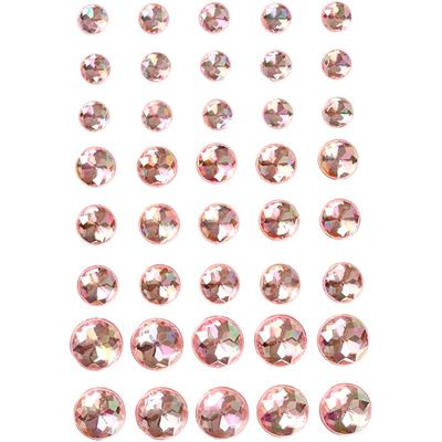 Creativ Company Strasstenen roze 6-8-10mm, 40st.