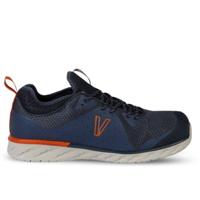 Vismo werkschoenen - Revolt - S3 ESD - navy blauw/rood - maat 40 - XL Extralight