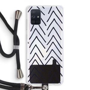 Marrakech Arrows: Samsung Galaxy A71 Transparant Hoesje met koord