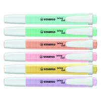 Stabilo swing cool pastel markeerstiften, 6st.