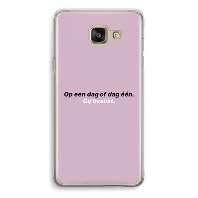 gij beslist: Samsung Galaxy A5 (2016) Transparant Hoesje
