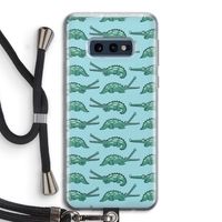 Kroko: Samsung Galaxy S10e Transparant Hoesje met koord