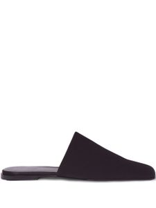 Proenza Schouler chaussons Trap satinés - Noir