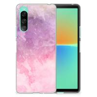 Smartphone hoesje Sony Xperia 10 V Pink Purple Paint Smartphone hoesje Sony Xperia 10 V Pink Purple Paint