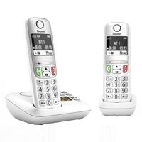 Gigaset A605A Duo Telefoons Wit/Zilver - thumbnail