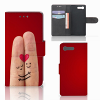 Sony Xperia X Compact | Wallet Case | met Pasjes | Liefde - Origineel Romantisch Cadeau