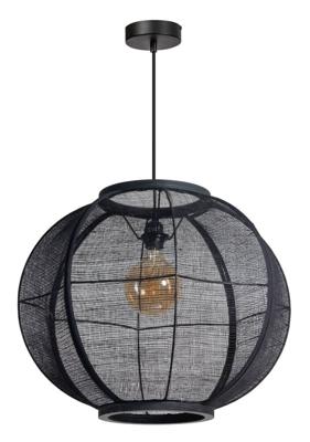 Hanglamp Fabric Black Ø58cm Hanglamp Fabric Black Ø58cm