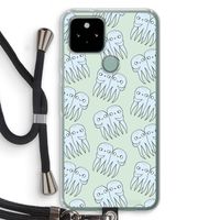 Octopussen: Pixel 5 Transparant Hoesje met koord