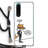 GSM secure: Sony Xperia 5 III Transparant Hoesje met koord