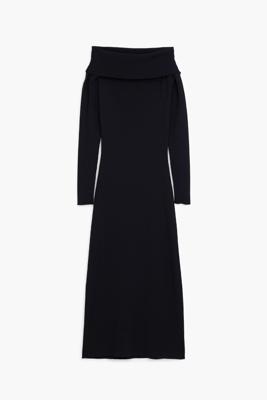 Bardot-jurk - BLACK - L